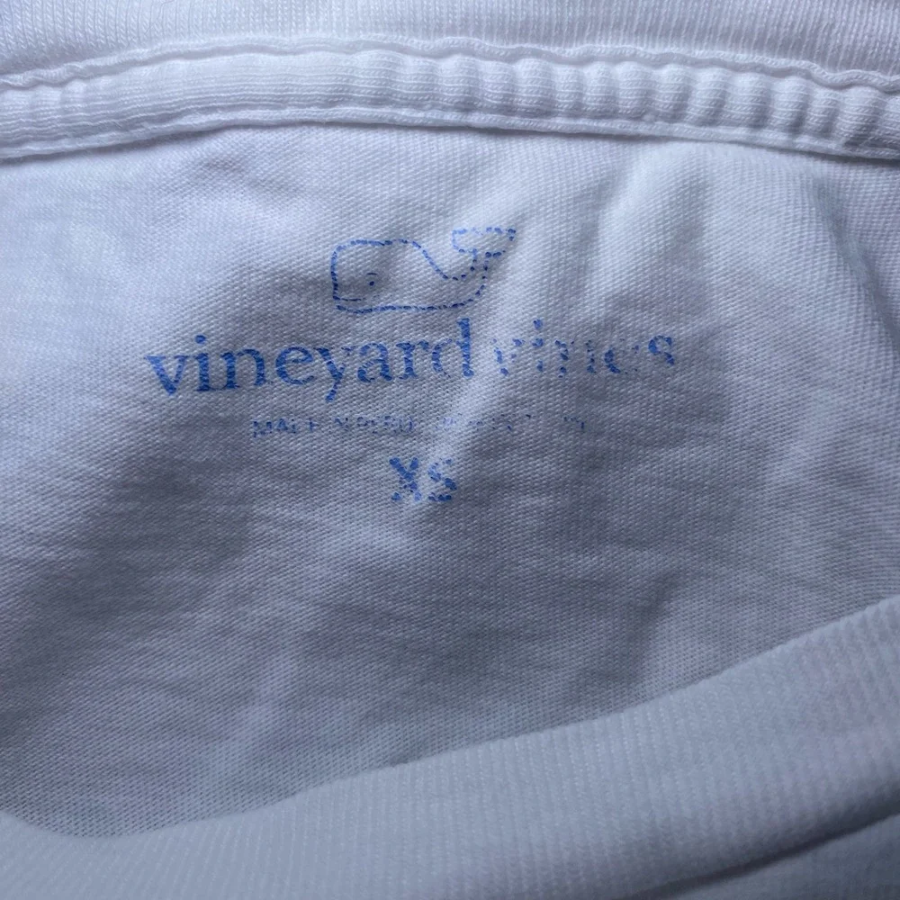 Vineyard Vines Men Short Sleeve Pocket Crew Neck Tee T-Shirt "FLAG SAILS" XS - Picture 8 of 9